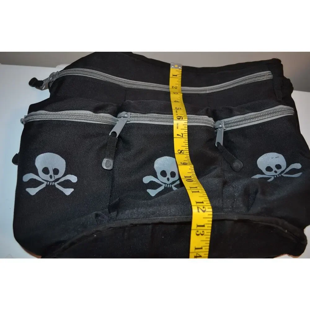Diaper Dude Ergonomic Across the Chest Messenger Diaper Bag Skull & Bones